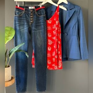 CAbi Button Fly Skinny